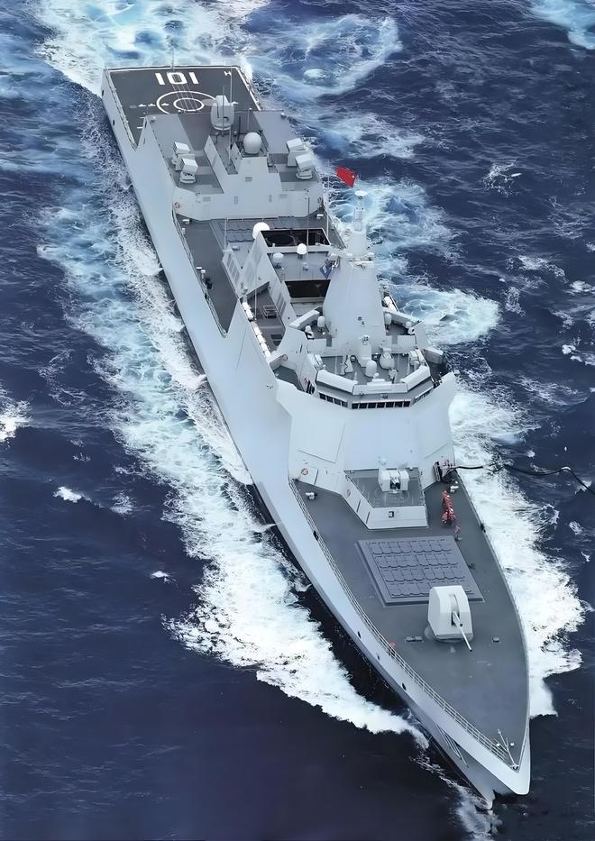 美军构想中国实现解放军向全球宣布055和预警机跨平台组网(图9)