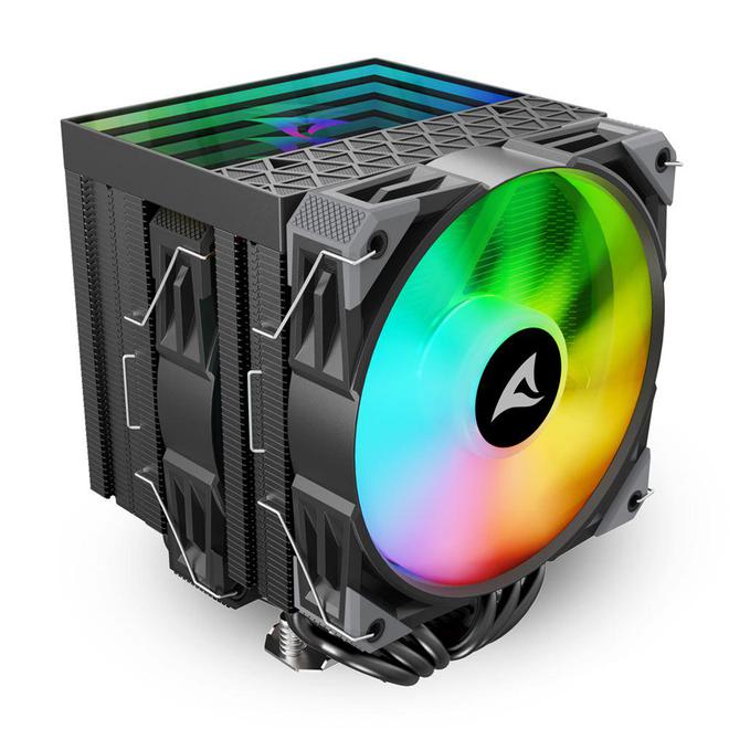 RGB 型号配无限镜灯效顶盖Sharkoon 推出首批三款风冷散热器(图1)